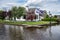 Reeuwijk, Holland, The Netherlands Country houses and maintained green lawns with private canals