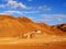 Refegee in the Sahara Desert. Morocco