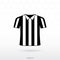 Referee shirt icon. Soccer football sport sign and symbol.