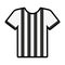 Referee shirt uniform icon