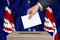 Referendum in Great Britain - voting at the ballot box