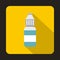 Refill bottle icon, flat style