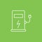 Refill, charge, eco icon - Vector. Simple element illustration from UI concept. Refill, charge, eco icon - Vector. Infographic