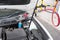 Refill gas in car at Natural Gas Fueling Station
