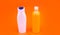 Refillable liquid containers HDPE for cosmetic toiletry products, bottles