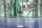 A Refillable Transparent Empty Hand Washing Sanitizer pump Glass Bottle Container To store Liquid cream Shampoo or Soap dispenser