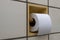 Refilling the toilet paper roll