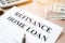 Refinance home loan application.