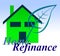 Refinance Your Home Icon Representing Home Equity Line Of Credit - 3d Illustration