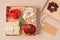 Refined Christmas care box with coffee cup, gift and xmas ornament