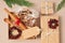 Refined Christmas gift box for culinary enthusiats spices and kitchen utensils