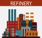 Refinery industrial