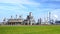 Refinery plant at Europort harbor, Rotterdam