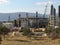 Refinery under construction in Corinth, Greece