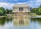 Reflecting Pool Reflection Abraham Lincoln Memorial Washington DC