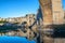 Reflection of Besalu, Spain