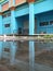 reflection of the building above the water