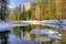 Reflection of El Capitan, Yosemite Valley, Yosemite National Park