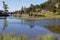 Reflection on Lac Achard in Chamrousse