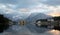 Reflection at Lago di Misurina at dawn, Dolomites, Italian Alps