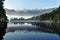 The reflection of Lake Matheson