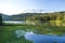 Reflection Lake and Mount Ranier volcano