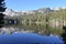 Reflection Mamie Lake, Mammoth Sierra Mountains California