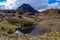Reflection, mountain, El Cajas National Park, ecuador