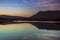 Reflection of a Mountain in Thailand. Mountains reflecting in water. Lake landscape. Huai Lao Yang Reservoir Royal Project at Nong