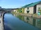 Reflection of The Old Warehouse along Otaru Canal, the Famous Attraction in Otaru Town