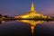 reflection pagoda twilight