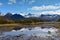 Reflection of the peak of Hvannadalshnukur in Iceland