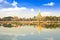 Reflection of Phra Mahathat Kaen Nakhon