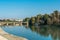 Reflection in the Po River, Turin, Italy