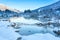 Reflection in the pond of Zelenci pond