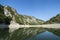 Reflection of rocks and trees