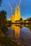 Reflection of the Sagrada Familia