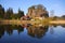 Reflection of sandstone