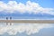 Reflection at sayram lake