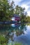 Reflection of Shed in Pond