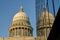 Reflection of the state capital building