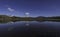 Reflection of water in the swan lake at Yellowstone National park