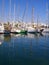 Reflection of Yachts Port El Kantaoui Marina Tunisia