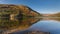 Reflections of Autumn Colours in a Snowdonia Lake