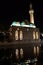 Reflections of Halil Rahman Cami on the pool of Abraham