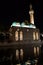 Reflections of Halil Rahman Cami on the pool of Abraham