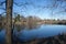 Reflections in Holmdel Park Lake -03