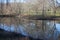 Reflections in Holmdel Park Lake -04