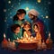 Reflections of Joy: Uniting Christmas, Hanukkah, Eid, and Diwali