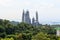 Reflections at Keppel Bay seen from Mount faber rainforest